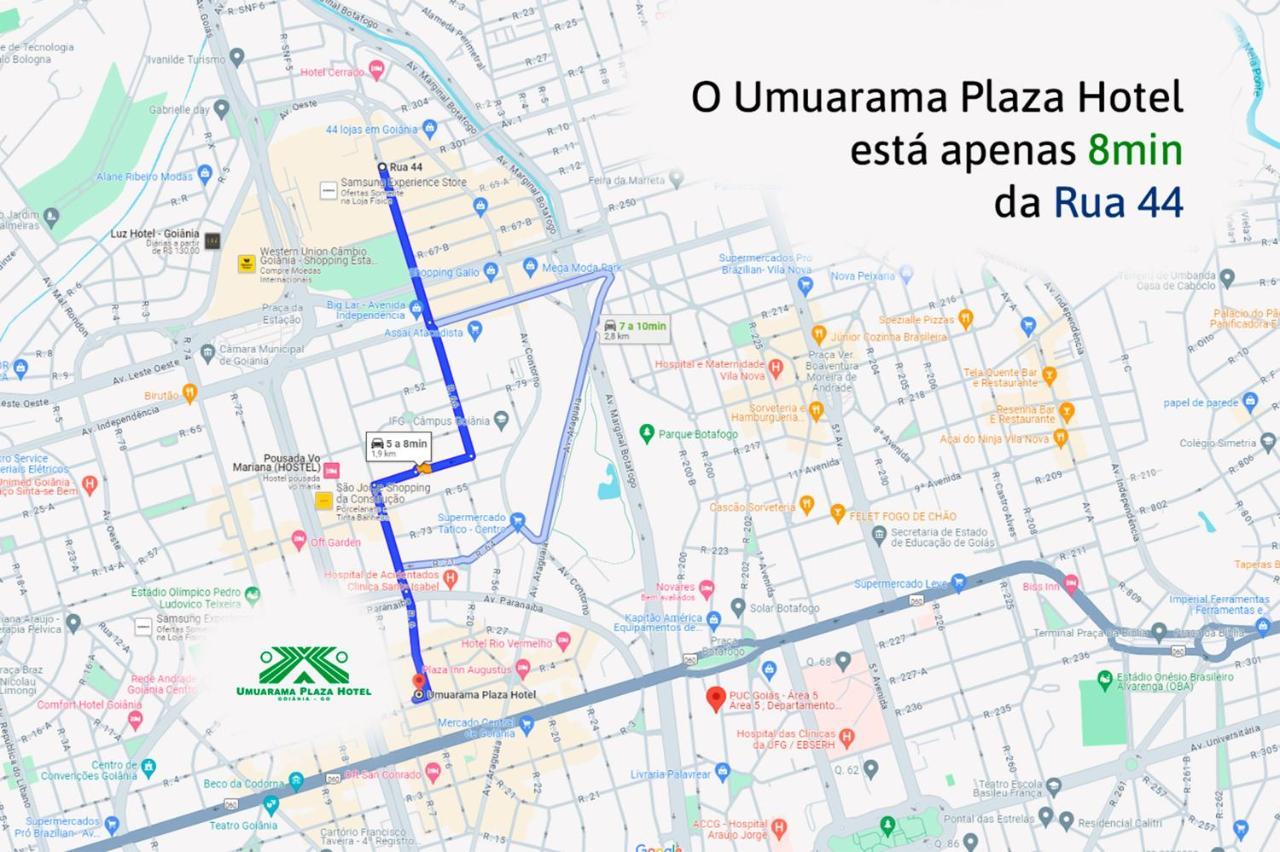 גויאניה Umuarama Plaza Hotel By Castelo Itaipava מראה חיצוני תמונה